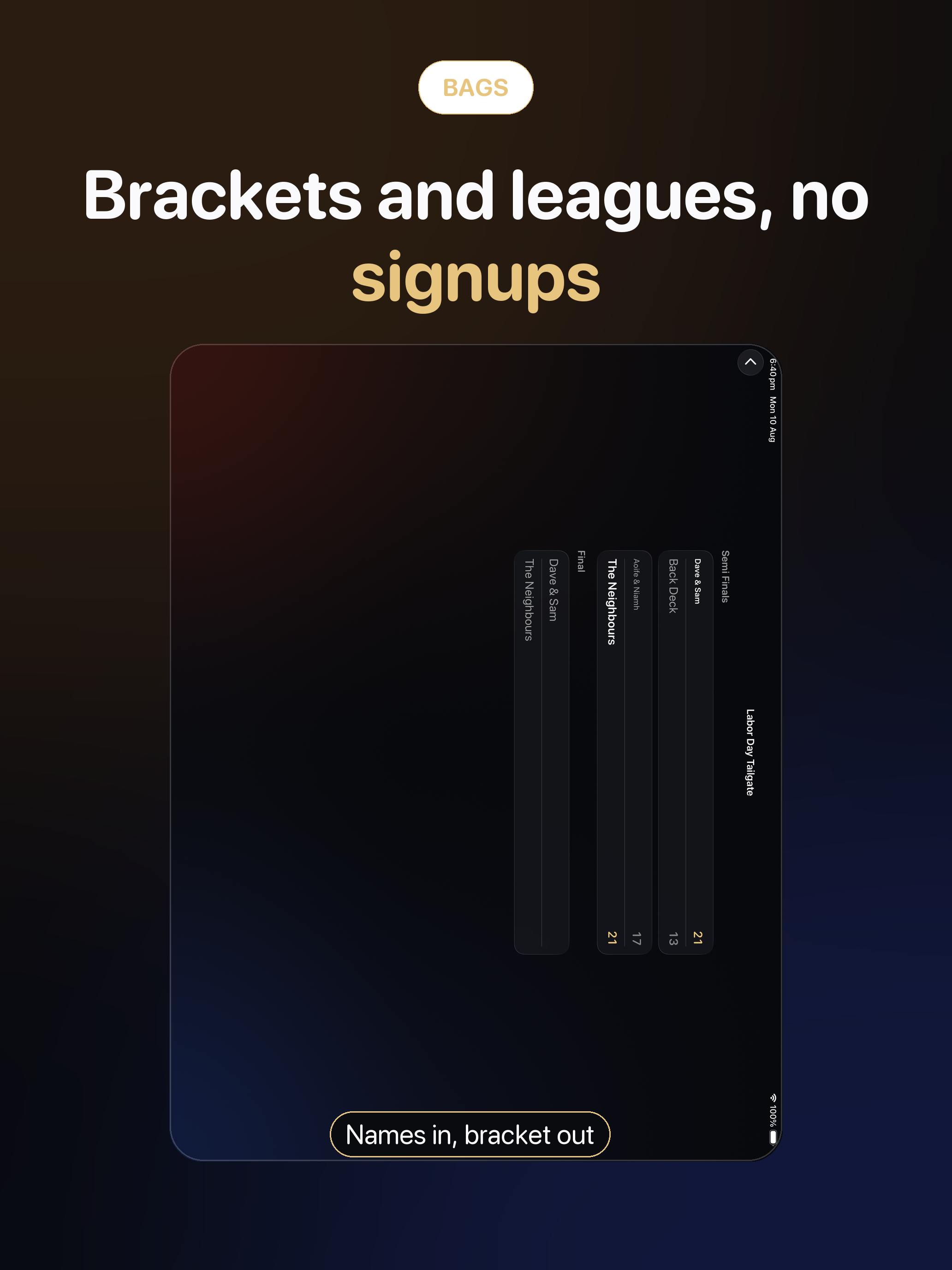 Cornhole Score Keeper: Bags screenshot 9