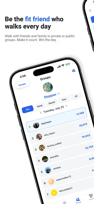 Steppa - Social Step Counter screenshot 1