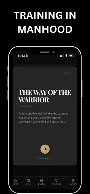 Act Like Men Bible App for Men iPhone screenshot 2