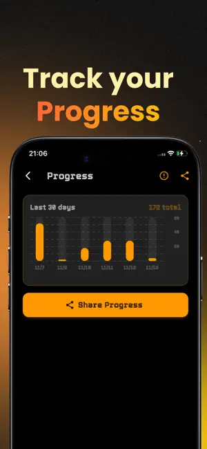 Pushy - Push Ups Alarm iPhone screenshot 5