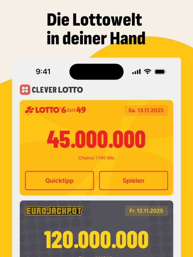 LOTTO & Eurojackpot spielen Screenshot