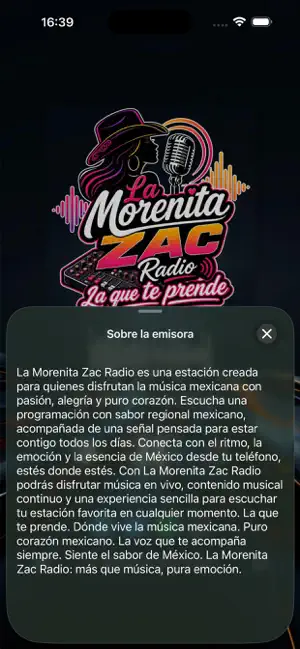 La Morenita Zac Radio screenshot 3