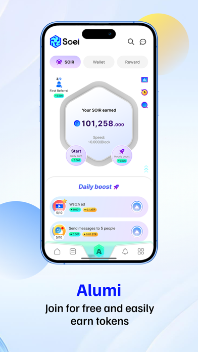 Soei: SocialFi & Earn SuperApp Screenshot