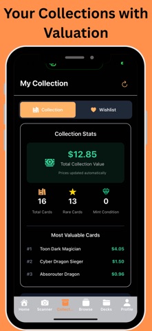 TCG Card Scanner for yugioh iPhone screenshot