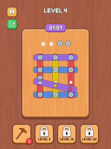 Nut Bolt Screw Puzzle Game iPad screenshot