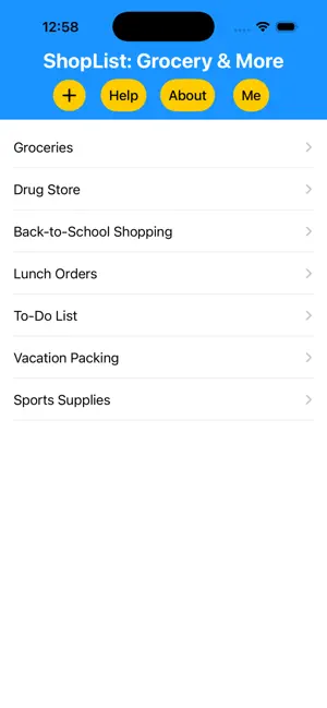 ShopList: Grocery & More screenshot 1