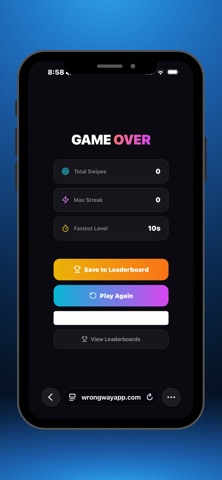 Wrong Way App Screenshot 1 of 7