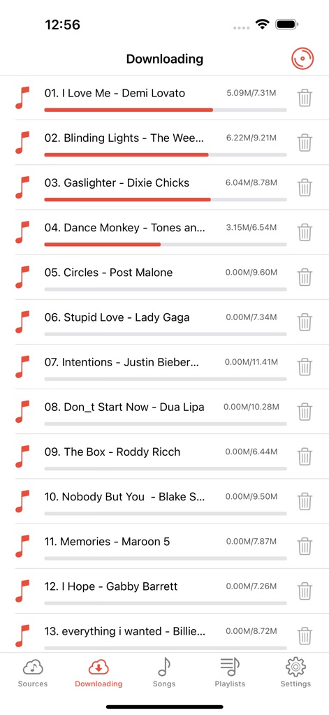 Cloud Music Player - Listener - Dynamic Download Queue