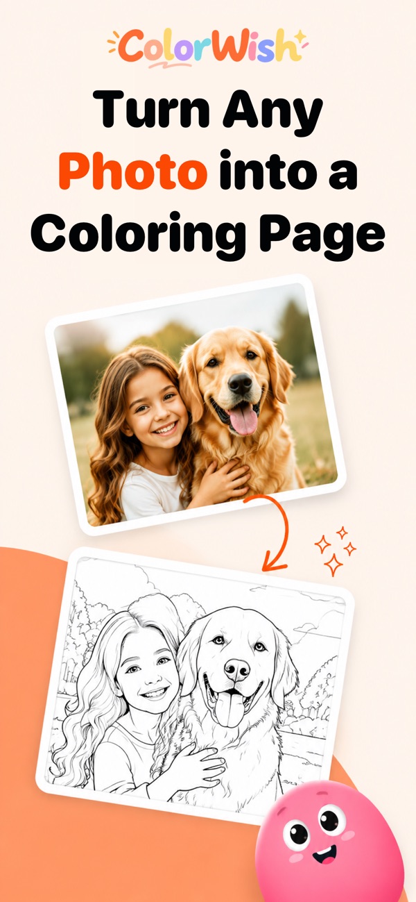 ColorWish: AI Coloring Pages screenshot