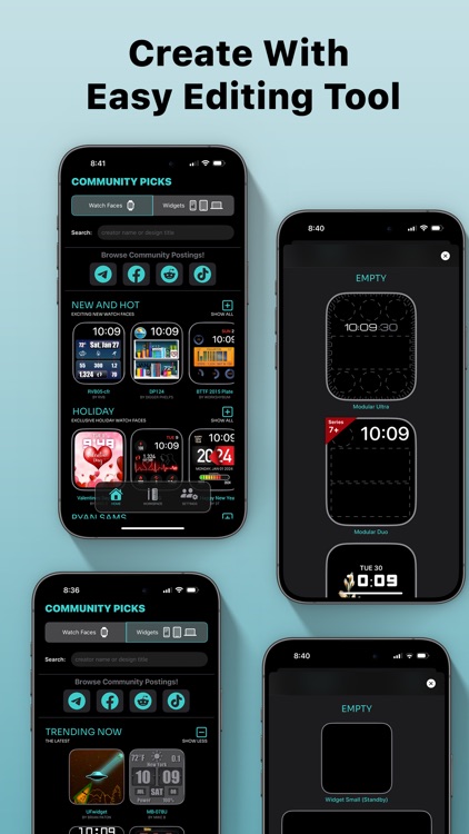 Custom Widgets by Clockology