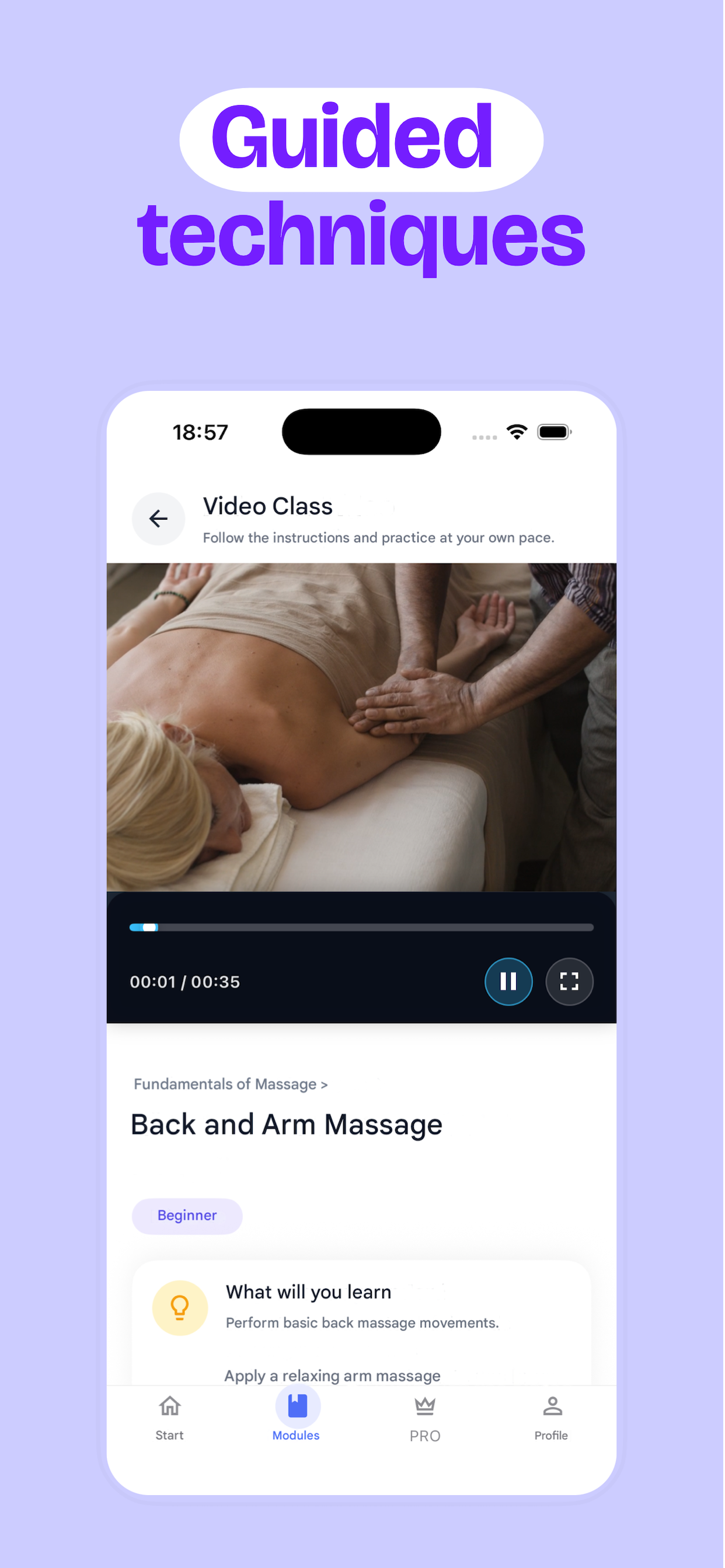 Massage Course Professional