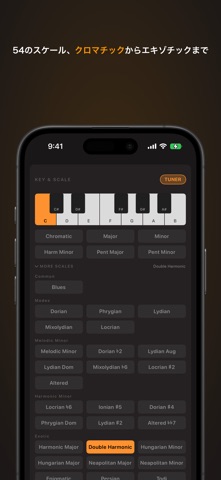 PitchLock: AUv3 Vocal Tuner のスクリーンショット