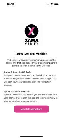 Xama Verify screenshot