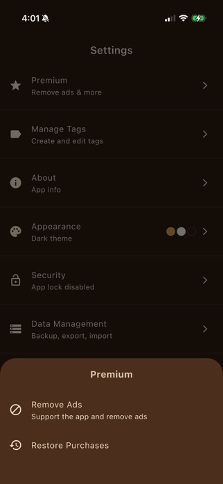 Quicknotes Journal Screenshot 10 of 10