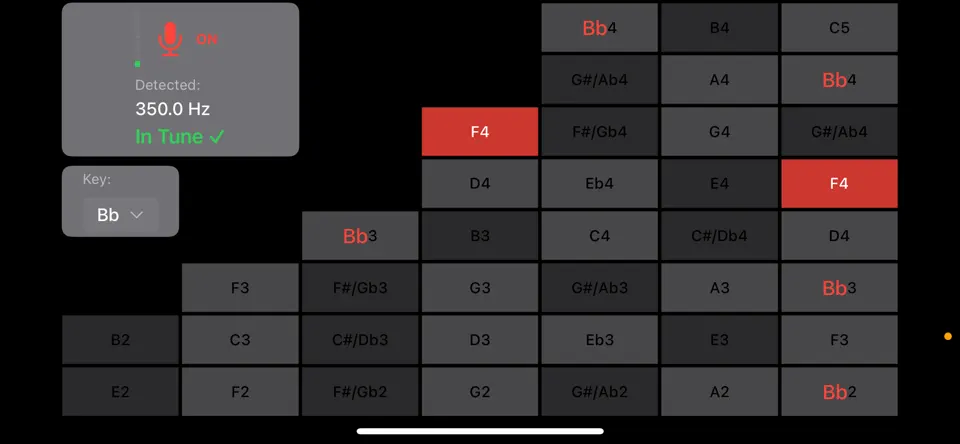 Скриншот TbPitch на iPhone 1