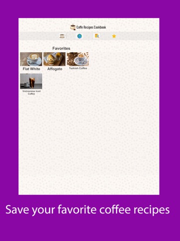 Coffee Recipes Cookbook iPad screenshot