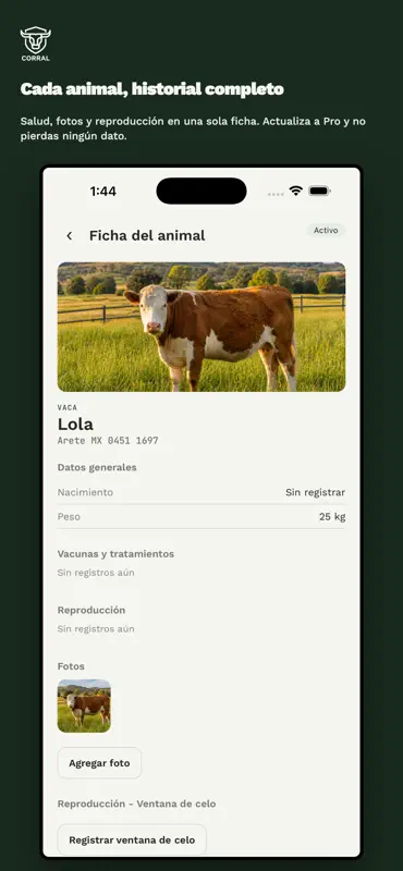 Corral: Control de Hato screenshot 2 of 6