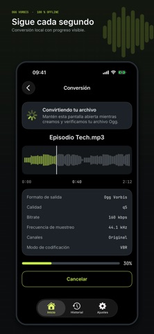 MP3 a OGG: Conversor Audio Screenshot 3 of 7