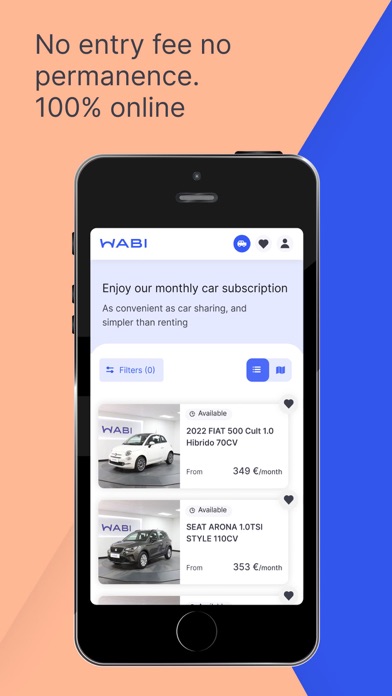 Wabi – Tu coche por meses Screenshot