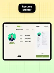 resume maker ipad capturas de pantalla 2