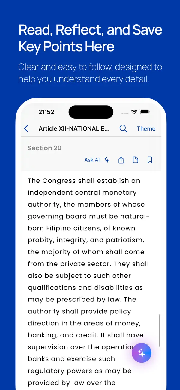 Screenshot #3 pour Philippines Constitution 1987