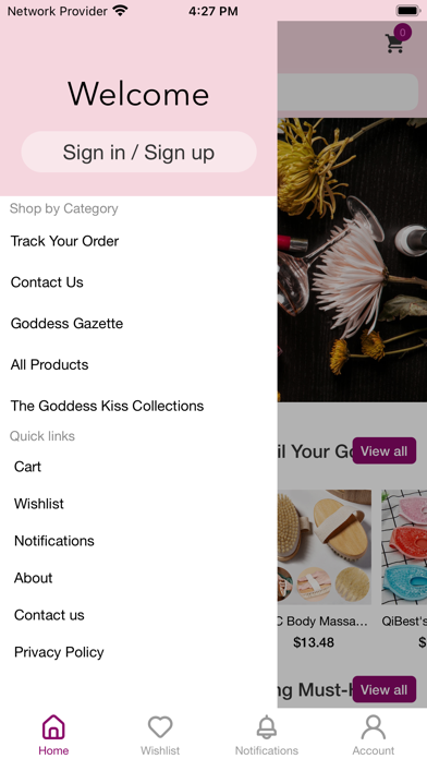 Goddess Kiss Boutique Screenshot