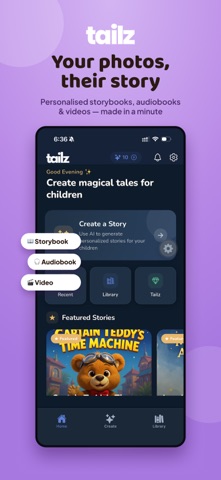 Tailz: Storybook Generator screenshot