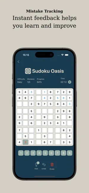 Sudoku Oasis screenshot 3