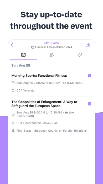 European Forum Alpbach - EFA Screenshot