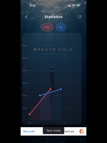 Breath Hold - FreeDive iPad screenshot