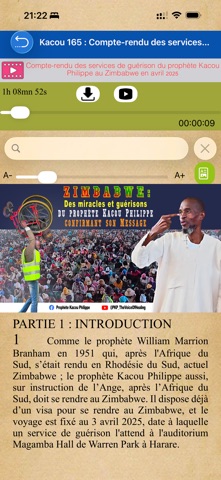 Prophète Kacou (texte + audio) screenshot