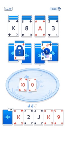 Solitaire Fishing iPhone screenshot