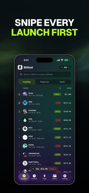 Bitfoot - Solana Crypto Wallet screenshot 3