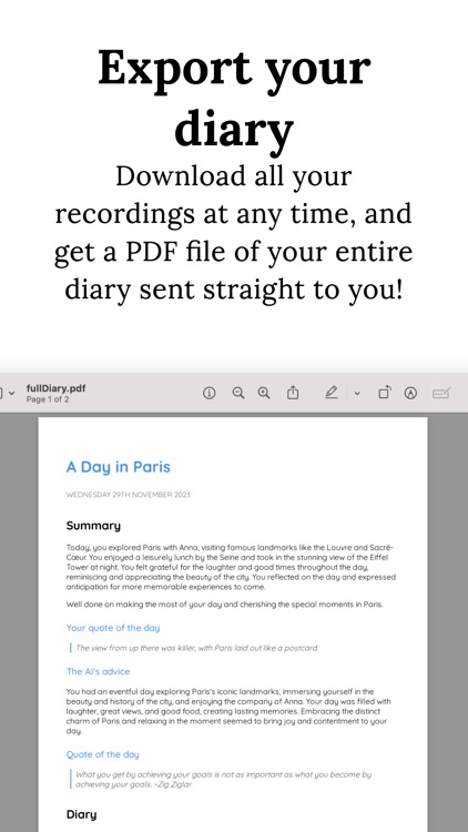 Audio Diary - a simple journal screenshot-6