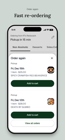 RT's Restaurant iPhone screenshot