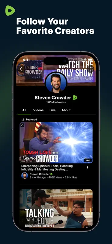 Rumble: Live Streaming, Videos screenshot 7 of 7