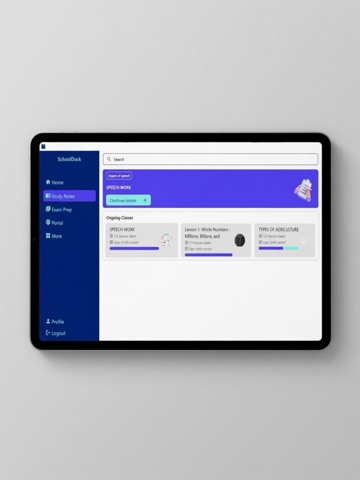 SchoolDock iPad screenshot