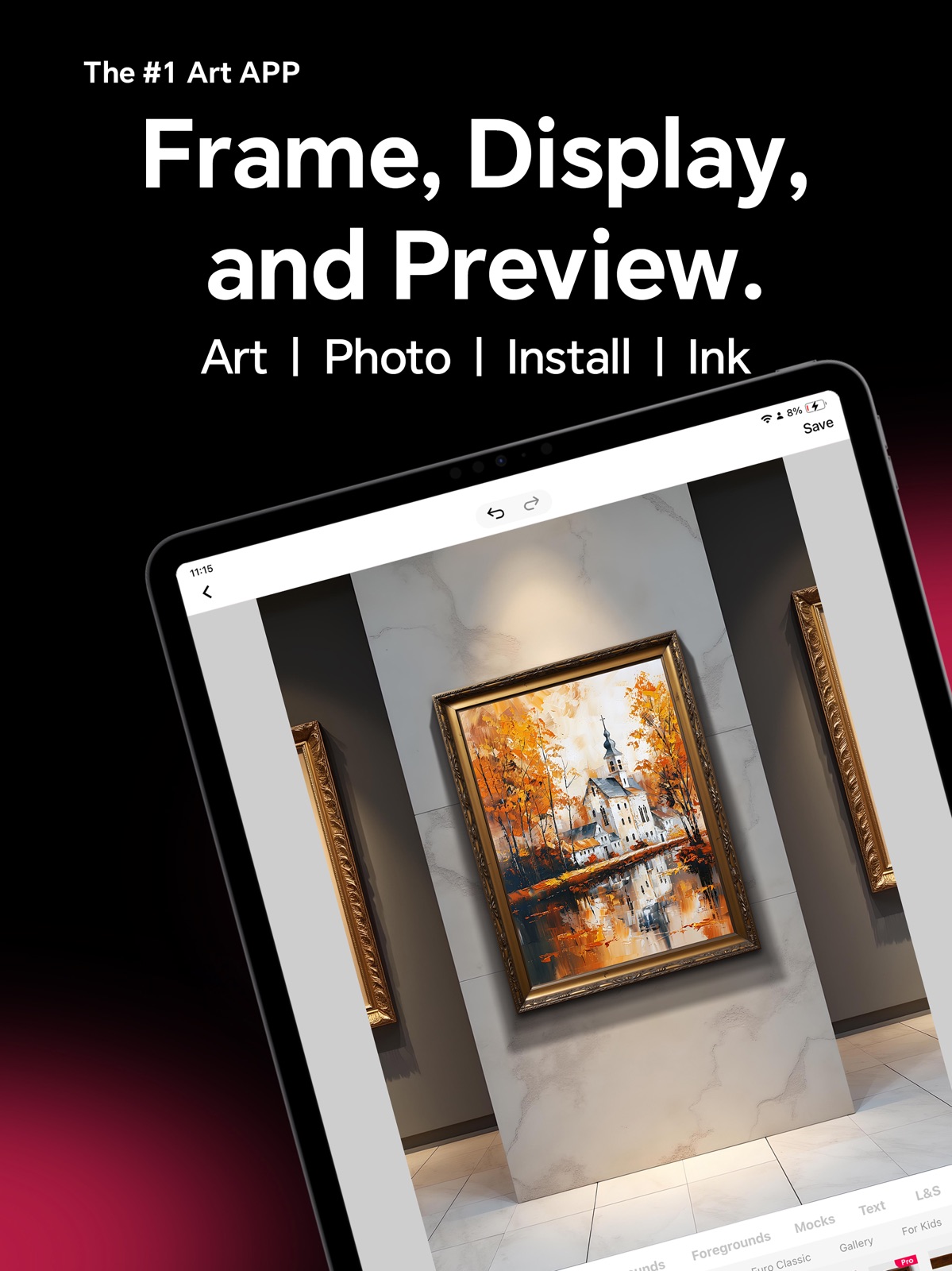 Wallartee: Art Presentation ipad screenshot 1