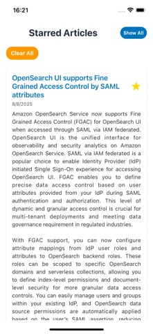 AWS Digest screenshot