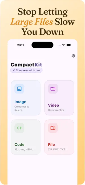 CompactKit-Compress all files screenshot 1