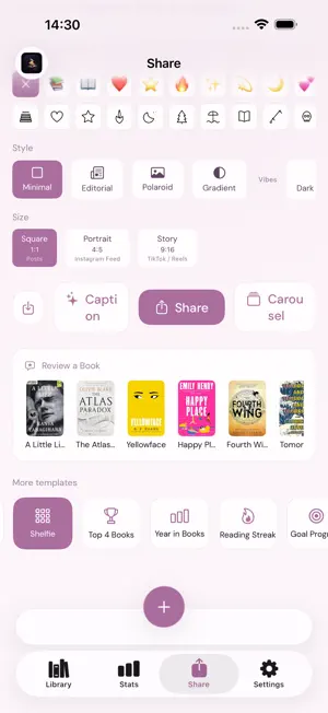 Lamplit - Reading Tracker screenshot 2