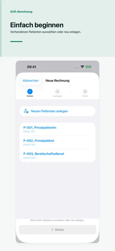 GOÄ Abrechnung screenshot 8 of 10