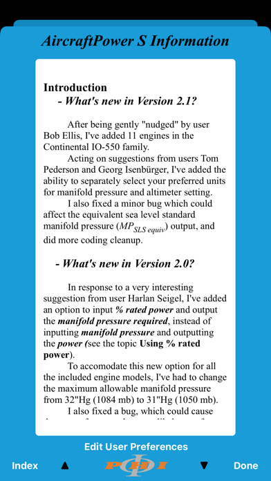 AircraftPower S Screenshot