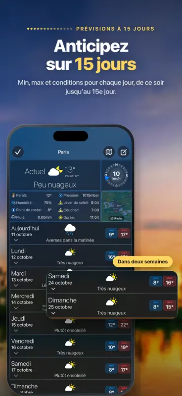 14 Tage Wetter Deutschland screenshot 3 of 7