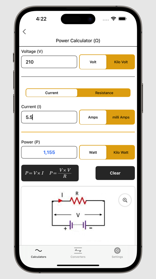 #9. Electrical Calculator lite (macOS) By: V PUGAZHENTHI
