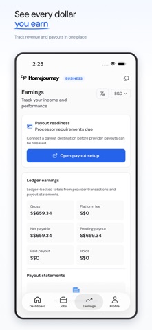Homejourney Business screenshot