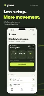 Pace: Interval Workout Timer screenshot 1