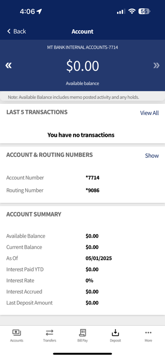 First Freedom Mobile Banking Screenshot 1 of 5