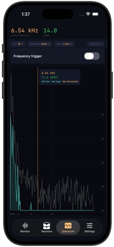 Noise Logger のスクリーンショット