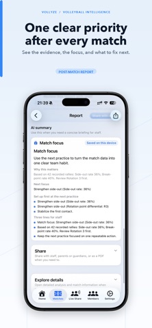 Vollyze - Volleyball Analysis iPhone screenshot